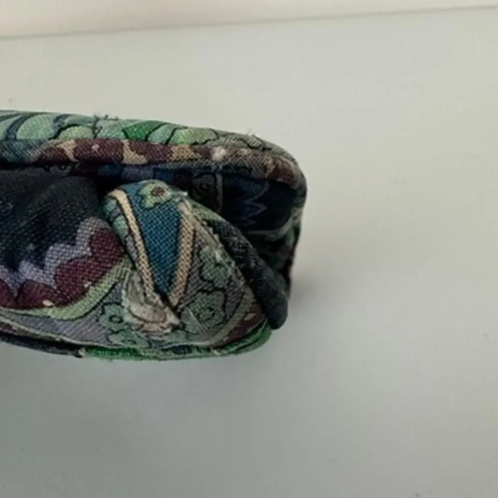 Vera Bradley Blue Rhapsody Taxi Wallet Compact Cotton Wallet For Crafts/Repairs - Picture 10 of 16